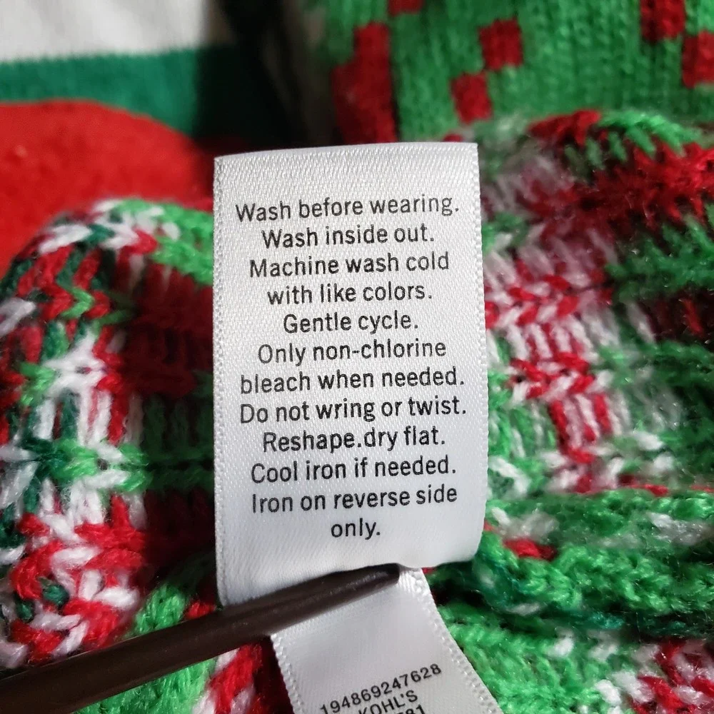 Celebrate Together Ugly Christmas Sweater Llama Fair Isle XL‎ Great Fun